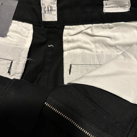 GAP Women's Girlfriend Khaki size 8 Color Black - Picture 7 of 8